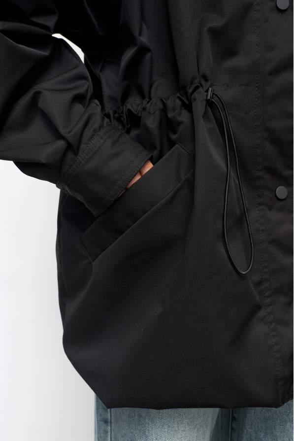 Куртка-реглан на кулиске Black