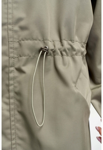 Куртка-реглан на кулиске Olive
